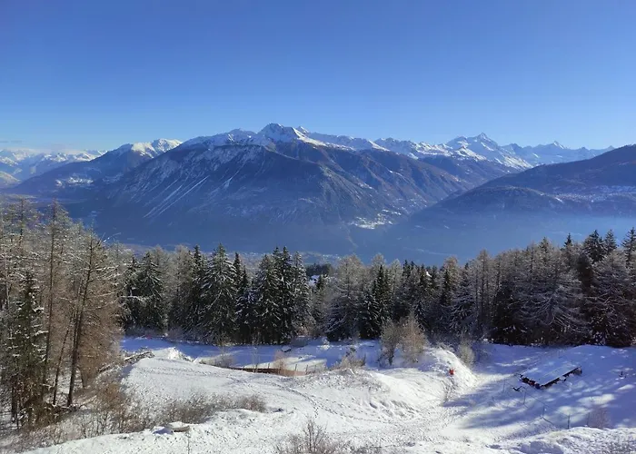 Mountain View With Parking & Fast Wifi Appartement Crans-Montana