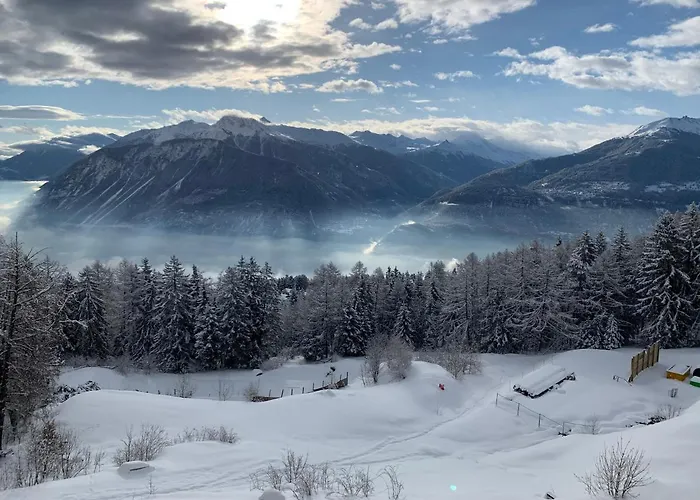 Mountain View With Parking & Fast Wifi Appartement Crans-Montana